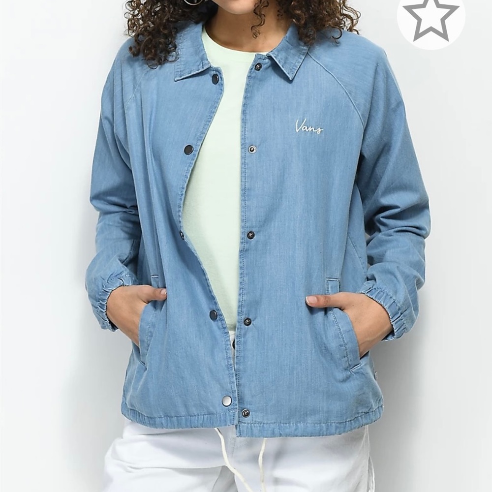 Vans “Thanks Coach” Denim Jacket size Medium